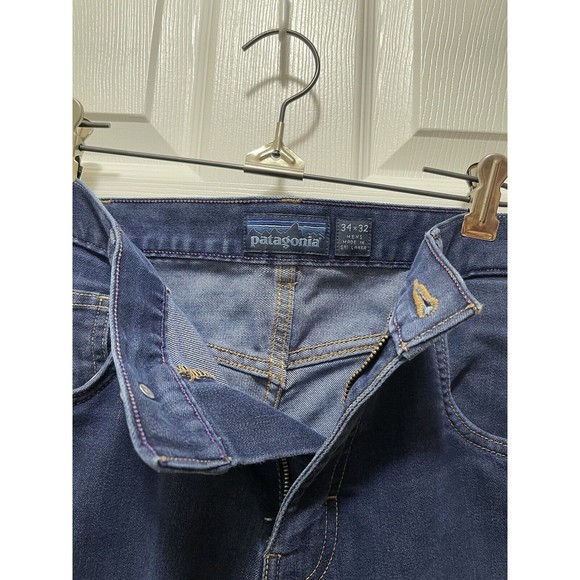 Patagonia Men's Straight Jeans - Dark Blue - Picture 7 of 9